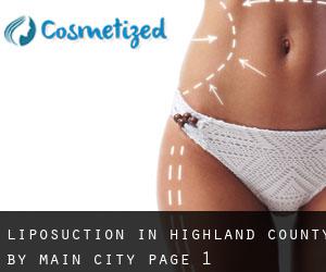 Liposuction in Highland County by main city - page 1