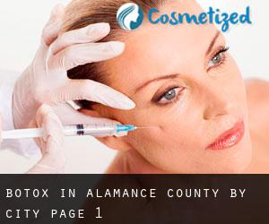Botox in Alamance County by city - page 1