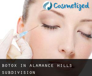 Botox in Alamance Hills Subdivision