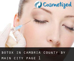 Botox in Cambria County by main city - page 1
