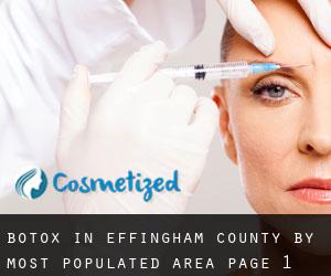 Botox in Effingham County by most populated area - page 1
