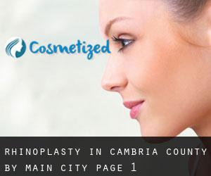 Rhinoplasty in Cambria County by main city - page 1