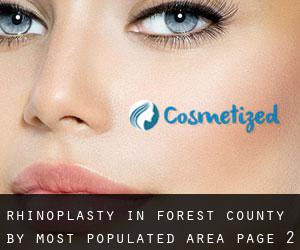 Rhinoplasty in Forest County by most populated area - page 2