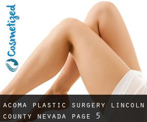 Acoma plastic surgery (Lincoln County, Nevada) - page 5