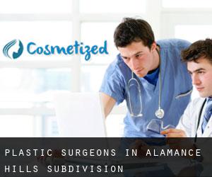 Plastic Surgeons in Alamance Hills Subdivision