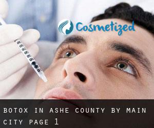 Botox in Ashe County by main city - page 1