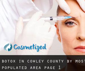Botox in Cowley County by most populated area - page 1