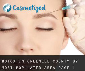 Botox in Greenlee County by most populated area - page 1