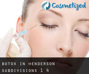 Botox in Henderson Subdivisions 1-4