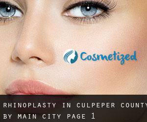 Rhinoplasty in Culpeper County by main city - page 1