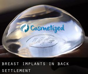 Breast Implants in Back Settlement