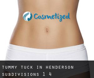 Tummy Tuck in Henderson Subdivisions 1-4