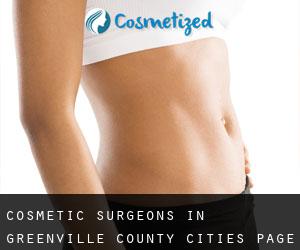 cosmetic surgeons in Greenville County (Cities) - page 1